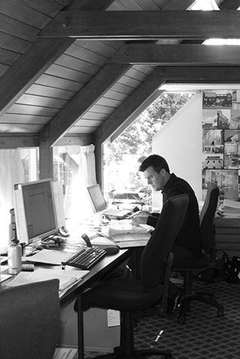 Duval in the original HMOA Christchurch office