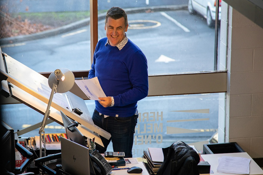 Duval in Christchurch studio. Photo Russ Kleyn