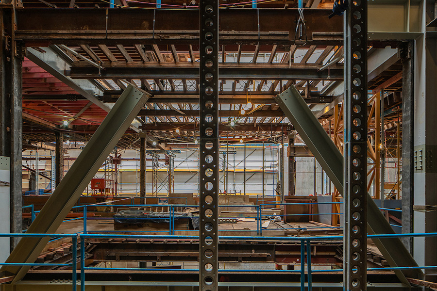 Commercial architecture. Harbour City Wellington new foundations.