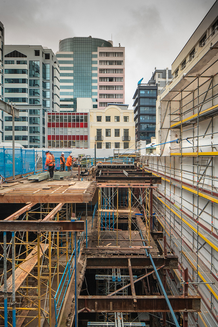 Heritage architecture. Harbour City Centre Wellington