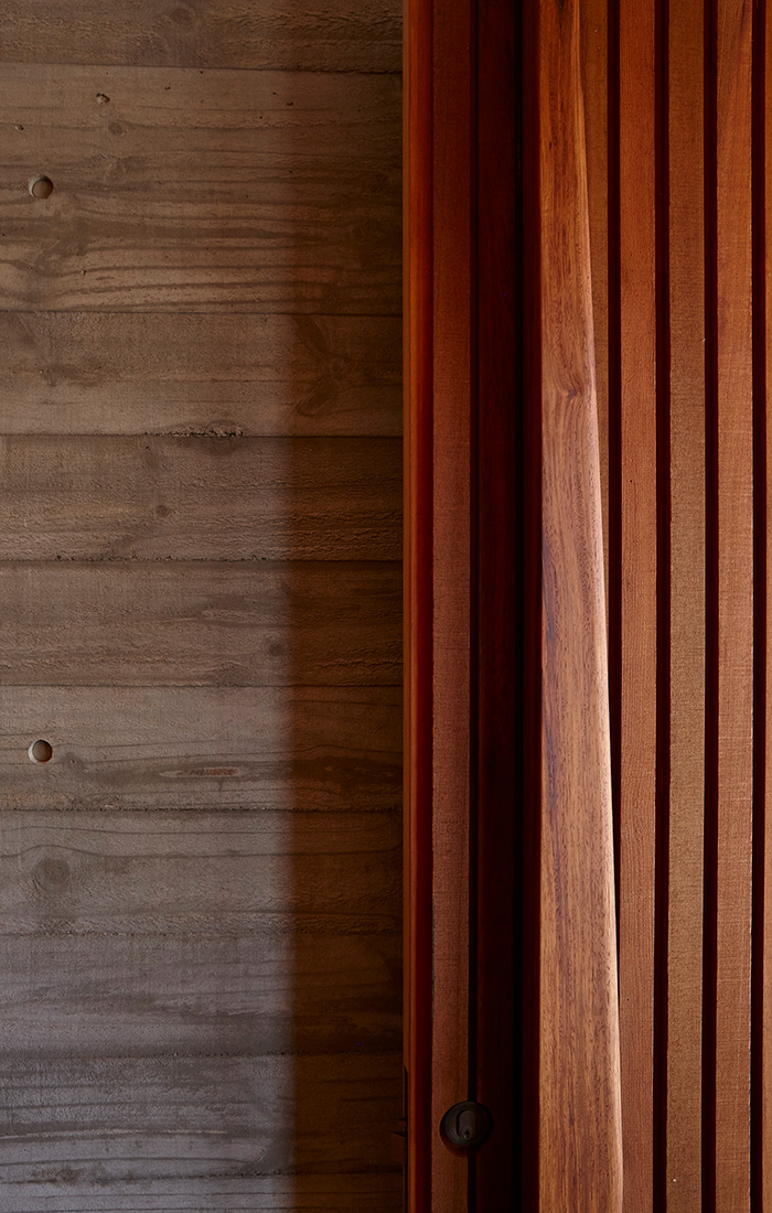 Whangarei House timber and concrete