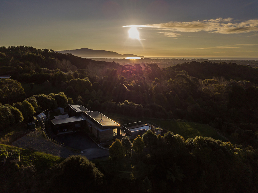 Waikanae House II sunset