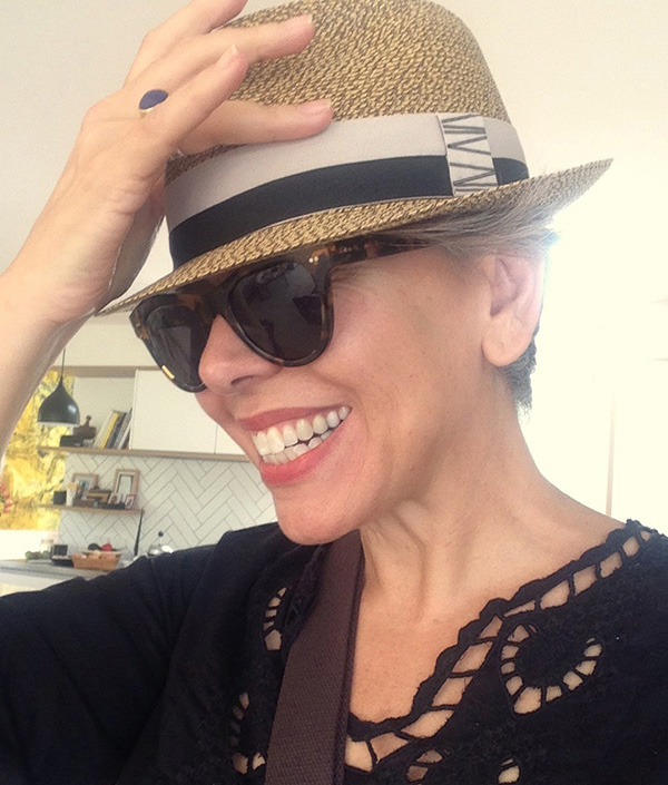 Jacqui Colley wearing HMOA hat