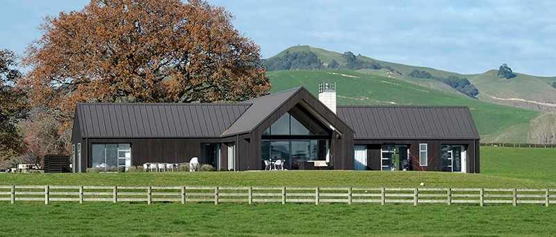 Farm house designed by architect matt robinson