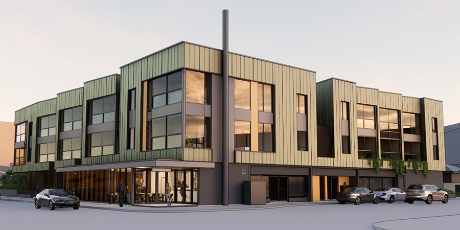 Redcliffs apartment corner view