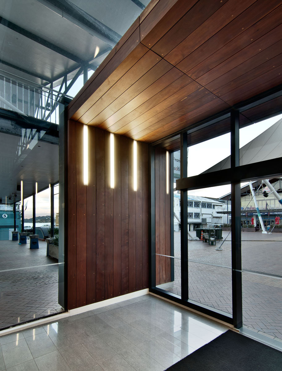 3 Queens Wharf Entry Doorway. Wellington