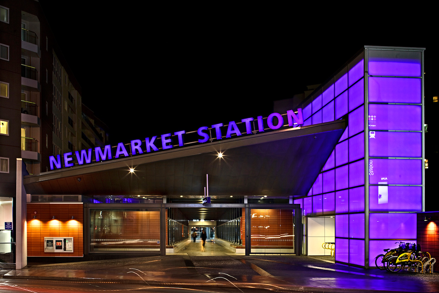 Newmarket Railway Station Frontage - Auckland architect
