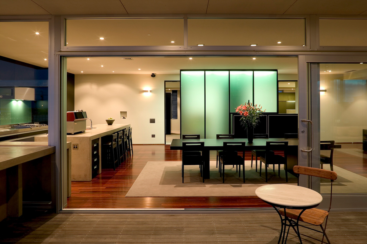 Sale Street Apartment - View into Dining Area. Auckland
